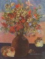 Stillleben mit Katzen Paul Gauguin Blumen